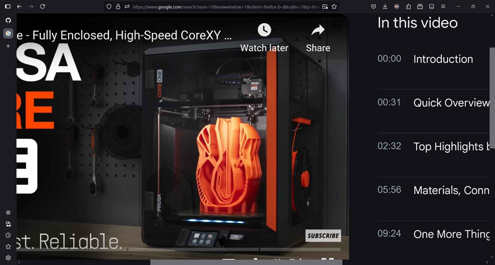 Prusa Core One